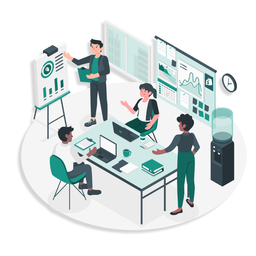 Team Meeting illustration